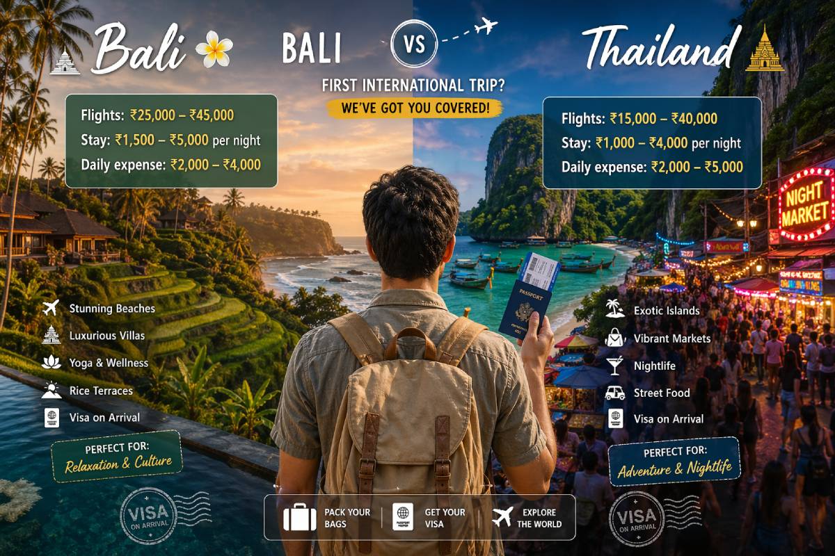 Bali vs Thailand: Which Is Better for Your First Trip?